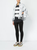 printed bomber jacket