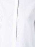圆领锺形袖衬衫
