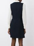 patches flared dress