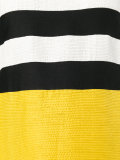 striped flared dress