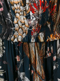 patterned maxi dress