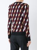 geometric knit jumper