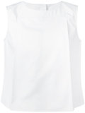pleated back top
