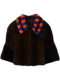 three-quarters sleeve cropped jacket