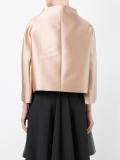 funnel neck boxy jacket
