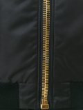 金色拉链飞行员夹克
