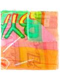 text print scarf 