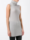 roll neck knitted top