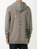 distressed hoodie 