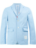cropped sleeve blazer