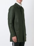 hidden button coat