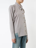 asymmetric button shirt