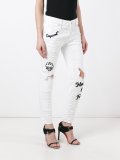 Cool Girl刺绣牛仔裤