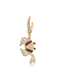 diamond crab earring