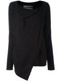 asymmetric panel T-shirt