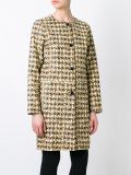 houndstooth print coat