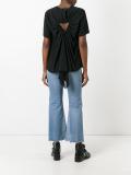 gathered back T-shirt