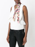 patterned neck scarf