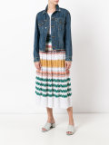 knitted zigzag skirt 