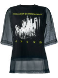 sheer layer T-shirt 