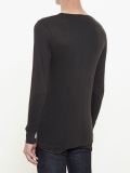 Long-Sleeved Henley T-Shirt