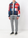 checkered down jacket 
