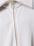 high neck pointed cardi-coat