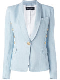 metallic embellished blazer