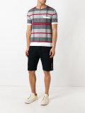 piqué drawstring track shorts