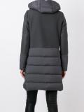 hooded zipped coat