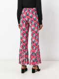 Wallpaper print cropped trousers