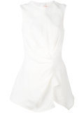 drape front blouse