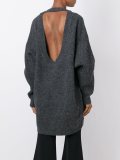 oversized open back jumper