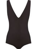 deep v-neck tulle bodysuit