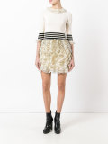 ruffled knitted top