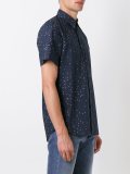 'Hearts'印花短袖衬衫