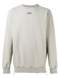 'off' print sweatshirt