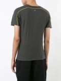 contrast seam T-shirt 