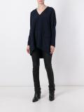 loose fit v-neck top