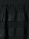 sheer panel dress