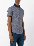 geometric print shirt