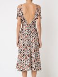 silk midi dress