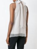 metallic trim top