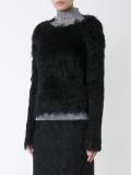 furry knitwear