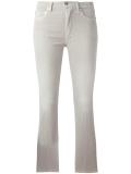 cropped flared trousers