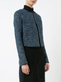 cropped bouclé jacket 