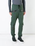 zipped pocket track pants