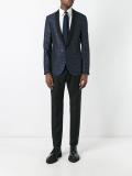 embroidered shawl lapel jacket