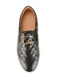 quilted slip-on sneakers