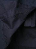 asymmetric pleated skirt